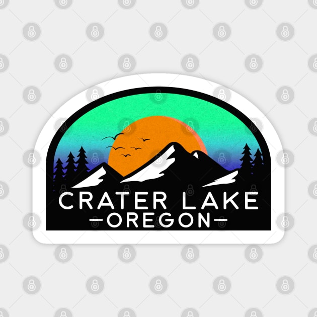 Crater Lake Oregon National Park Sticker by DD2019